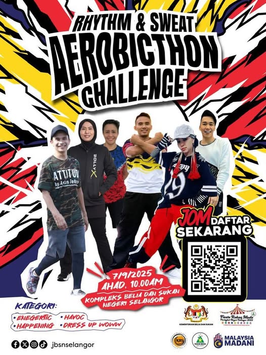 RHYTHM & SWEAT: AEROBICTHON CHALLENGE @ FIESTA RAKAN MUDA SELANGOR