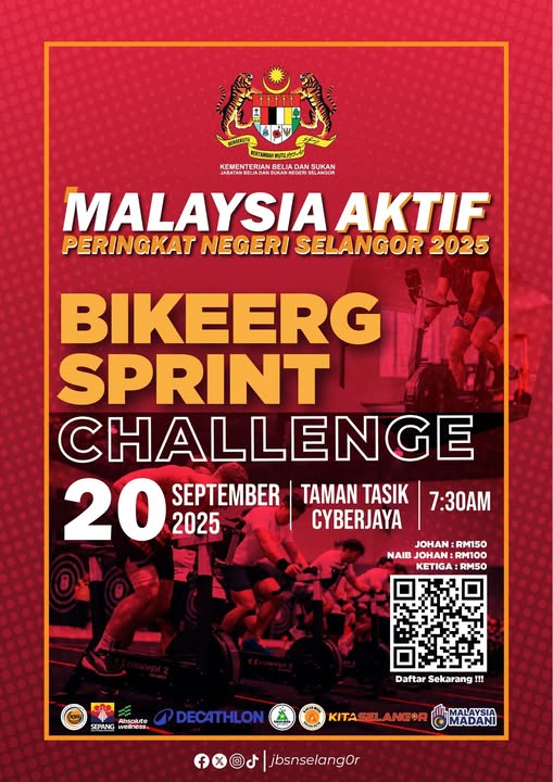 BIKEERG SPRINT CHALLENGE @ MALAYSIA AKTIF SELANGOR 2025