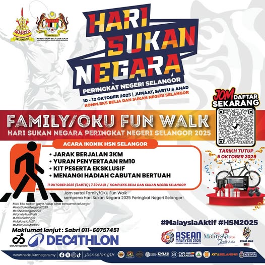 FUN WALK MADANI @HSN2025 SELANGOR ✨🚶‍♂