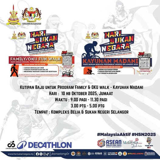 KUTIPAN BAJU PROGRAM HSN SELANGOR 2025!