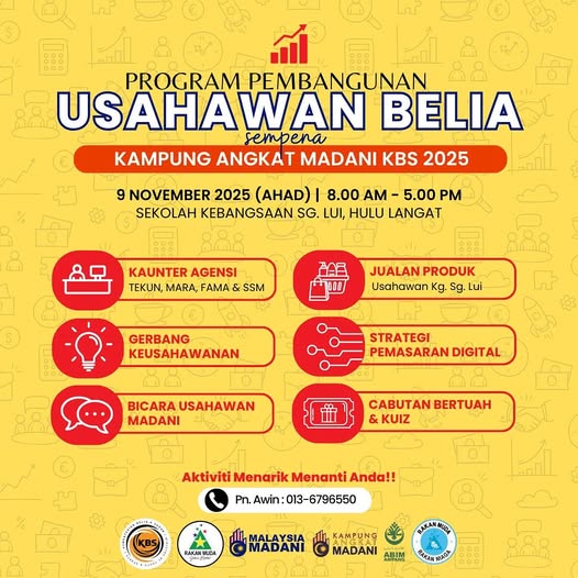 PROGRAM PEMBANGUNAN USAHAWAN BELIA SEMPENA KAM KBS 2025