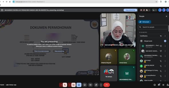 SESI TAKLIMAT DANA BANTUAN PEMBANGUNAN BELIA DAN RAKAN MUDA KEPADA PERTUBUHAN BELIA NEGERI SELANGOR