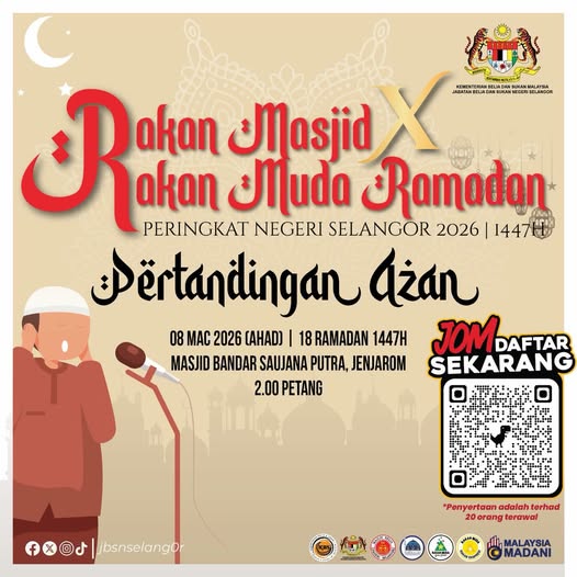 PERTANDINGAN AZAN & IQOMAH @ RAKAN MASJID X RAKAN MUDA RAMADAN