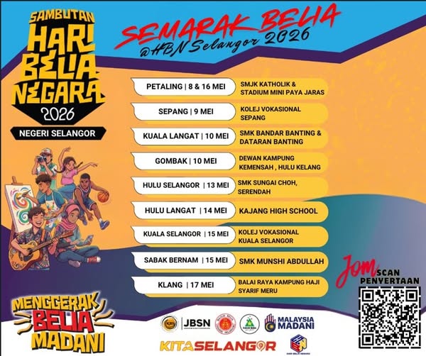 SEMARAK BELIA @ HARI BELIA NEGARA PERINGKAT DAERAH SELURUH NEGERI SELANGOR 2026