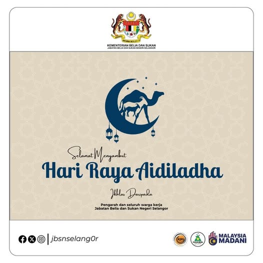 SELAMAT MENYAMBUT HARI RAYA AIDILADHA