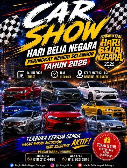 CAR SHOW HARI BELIA NEGARA 2026 – SELANGOR 🔥🚗
