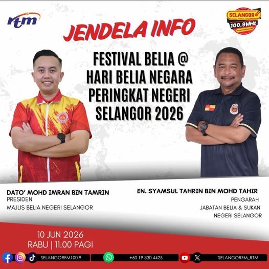 SLOT JENDELA INFO @SELANGOR FM