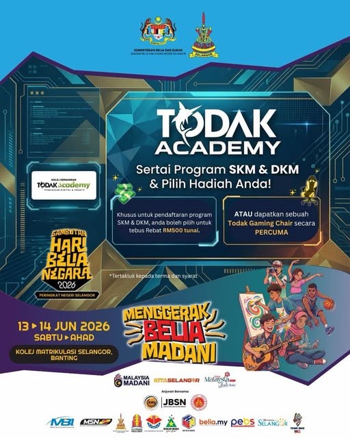 JOM SERBU TODAK ACADEMY @HBN2026 NEGERI SELANGOR