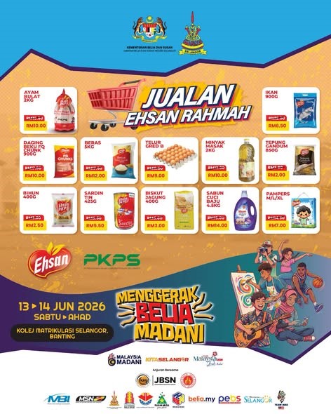 JUALAN EHSAN RAHMAH KINI @HBN2026 NEGERI SELANGOR