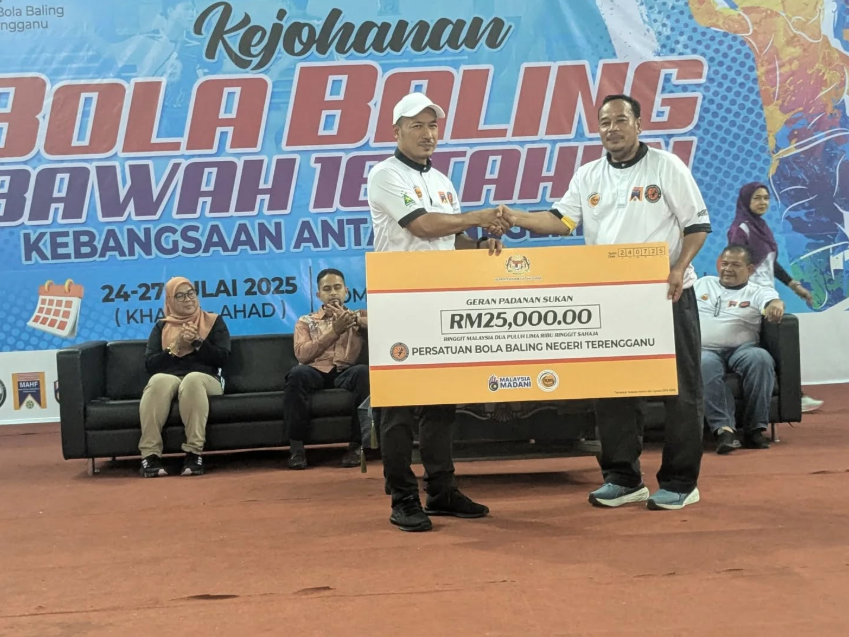 MAJLIS PERASMIAN DAN PENYAMPAIAN CEK CURA KEJOHANAN BOLA BALING BAWAH 16 TAHUN KEBANGSAAN ANTARA NEGERI TAHUN 2025