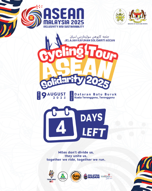 4 HARI LAGI SEBELUM CYCLING TOUR ASEAN SOLIDARITY 2025 BERMULA!