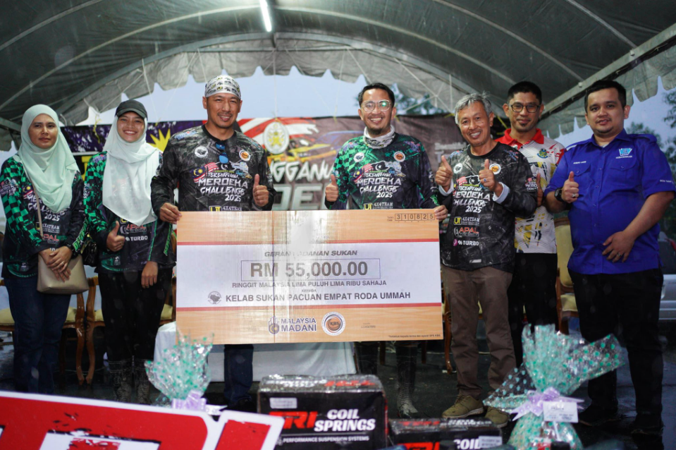 GERAN PADANAN SUKAN RM55,000 SOKONG PENGANJURAN MERDEKA 4X4 CHALLENGE EDISI KE-5
