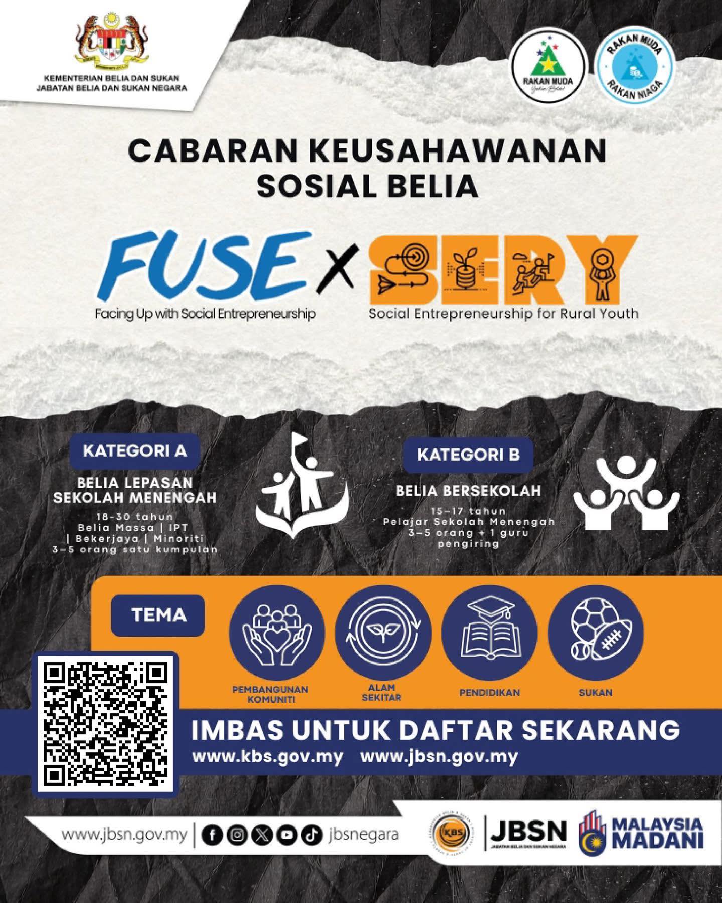 CABARAN KEUSAHAWANAN SOSIAL BELIA: FUSE x SERY 2026   