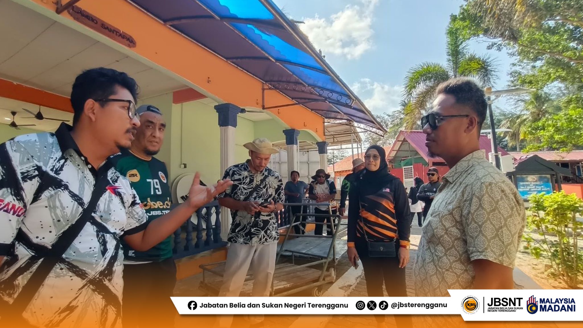 LAWATAN KERJA KETUA PENGARAH JABATAN BELIA DAN SUKAN NEGARA KE NEGERI TERENGGANU