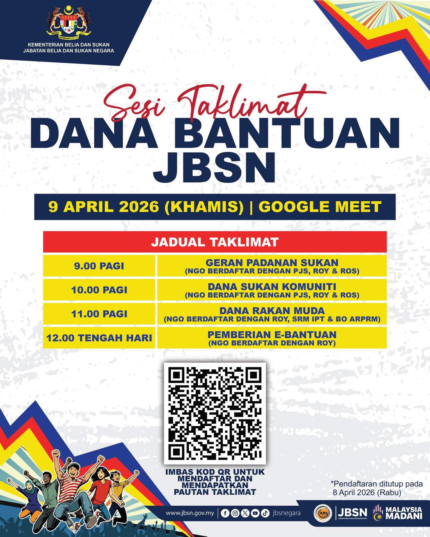 SESI TAKLIMAT DANA BANTUAN JBSN