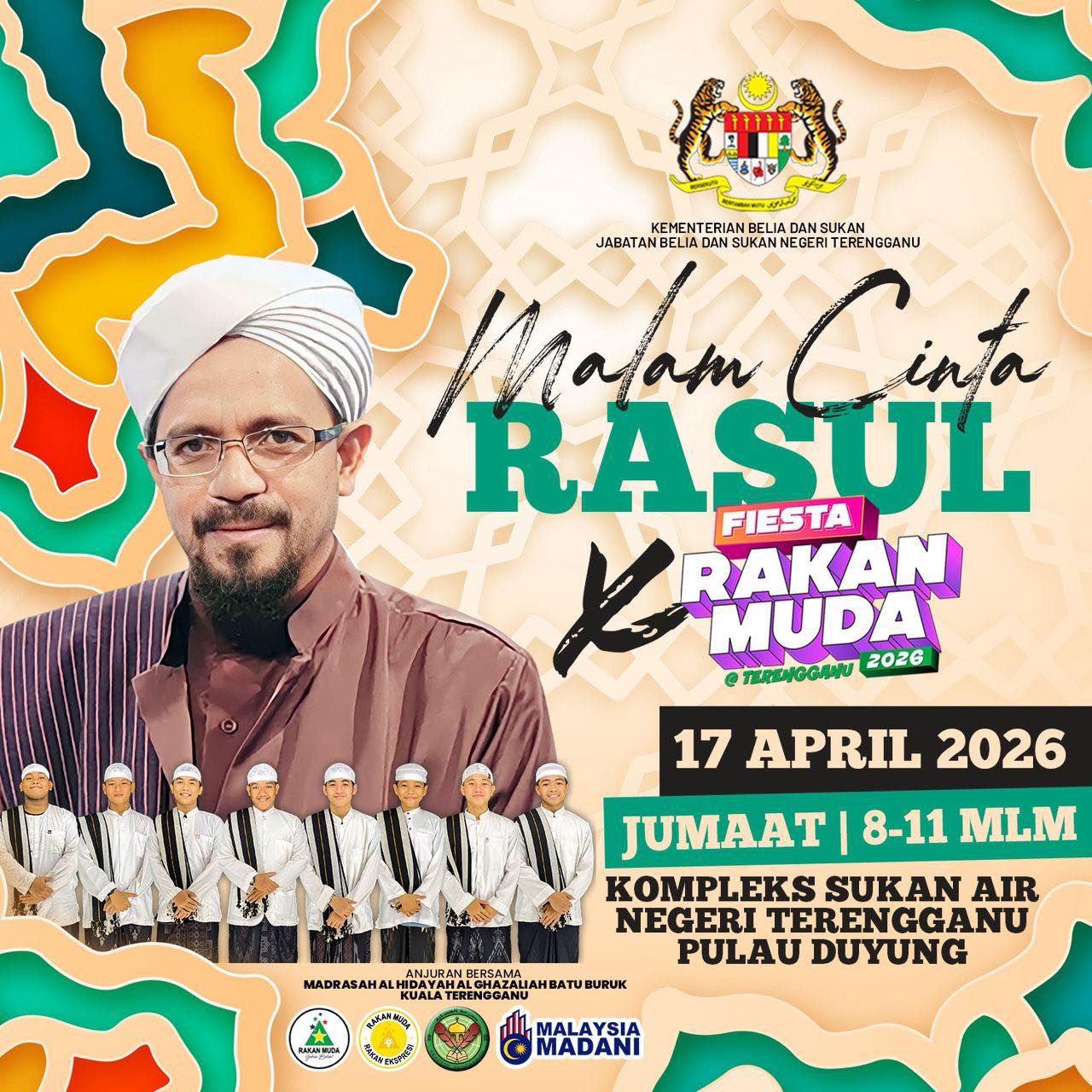 HEBAHAN MALAM CINTA RASUL X FIESTA RAKAN MUDA @ TERENGGANU 2026