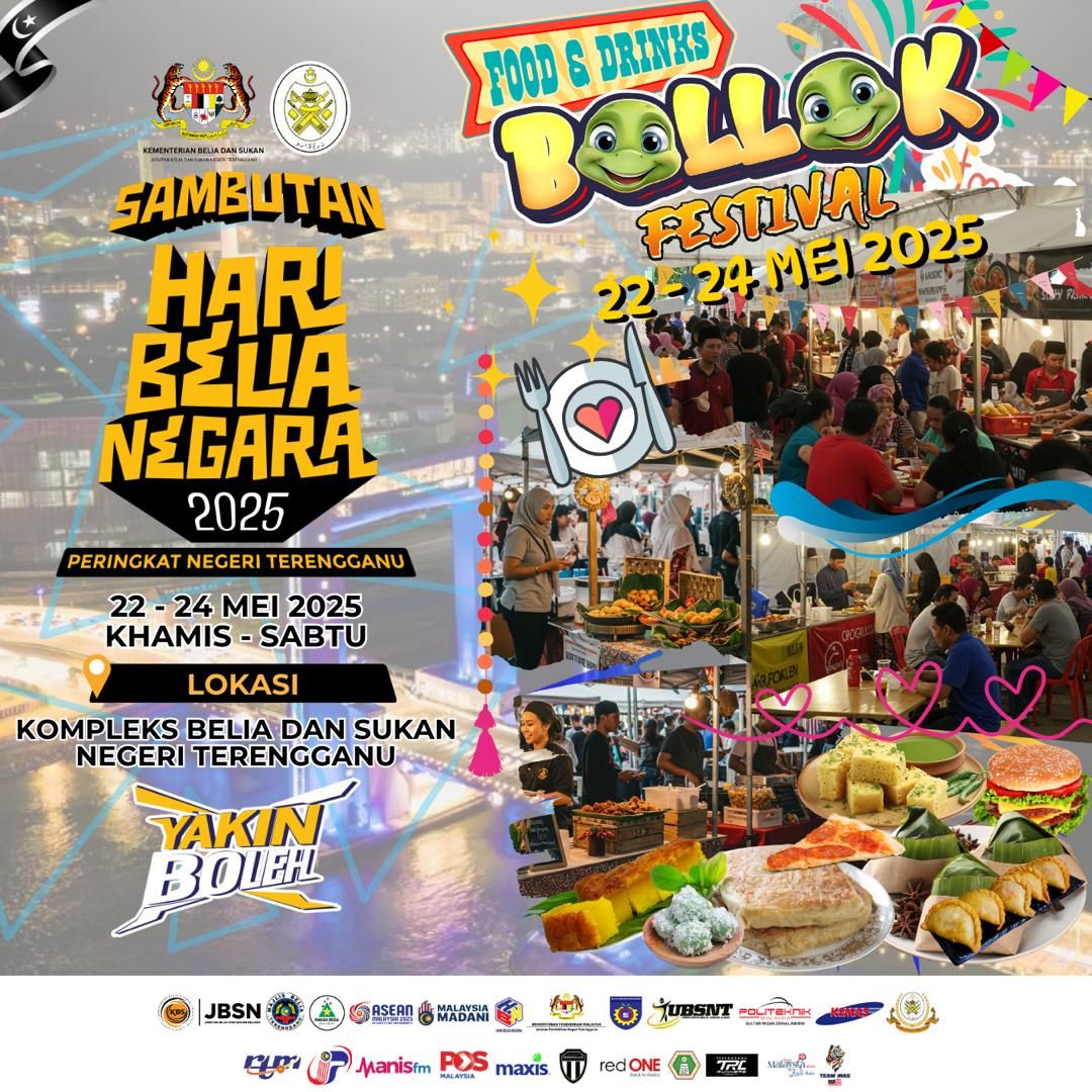 BOLLOK FESTIVAL SEMPENA SAMBUTAN HARI BELIA NEGARA PERINGKAT NEGERI TERENGGANU 2025