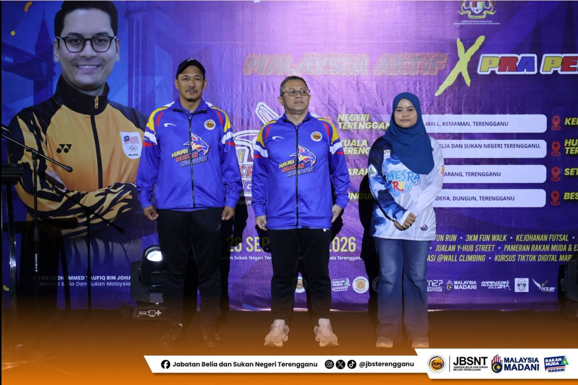  HAMPIR 1,500 PESERTA SERTAI LARIAN MALAYSIA AKTIF