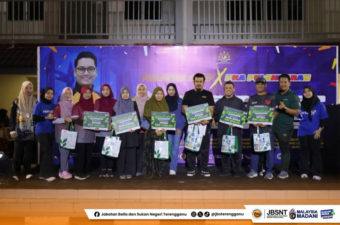PENYAMPAIAN HADIAH BIGGEST LOSER TERENGGANU 2026 MERIAHKAN PENUTUP PROGRAM  