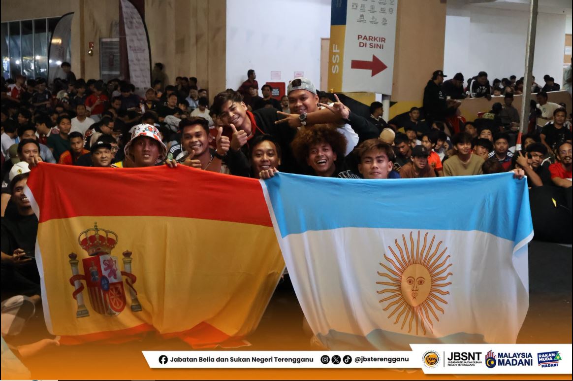 TAHNIAH KEPADA PASUKAN SEPANYOL ATAS KEMENANGAN 1-0 KE ATAS ARGENTINA