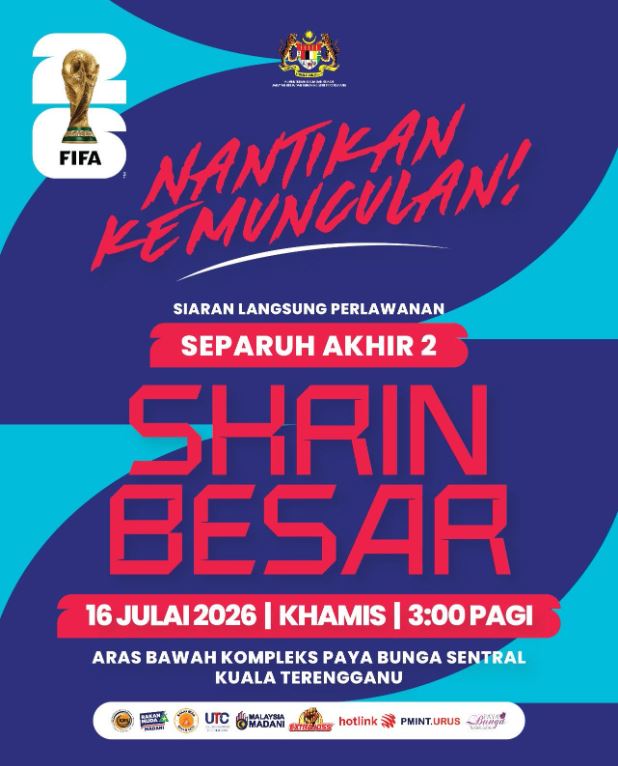 TAYANGAN SKRIN BESAR PIALA DUNIA FIFA 2026   