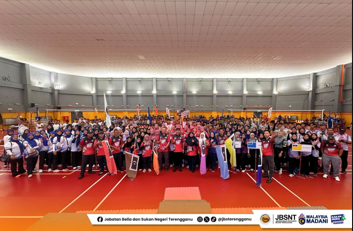 LIGA SUKAN KOMUNITI PERINGKAT NEGERI TERENGGANU 2026 MERIAH, HIMPUN 532 PESERTA!