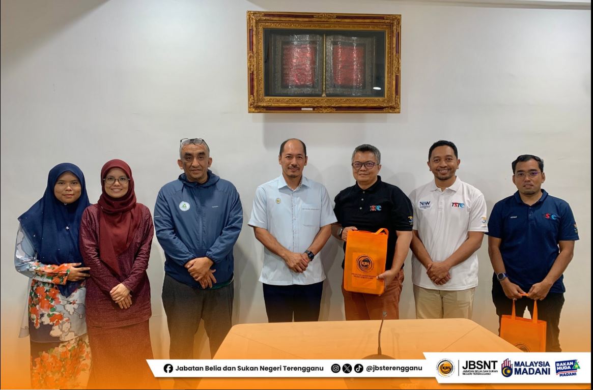 KUNJUNGAN HORMAT TERENGGANU SAFETY TRAINING CENTRE (TSTC) KE JABATAN BELIA DAN SUKAN NEGERI TERENGGANU
