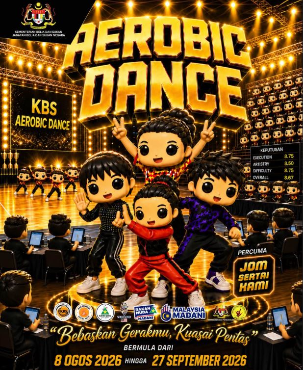 Pertandingan "Aerobic Dance 2026" kini Dibuka!  