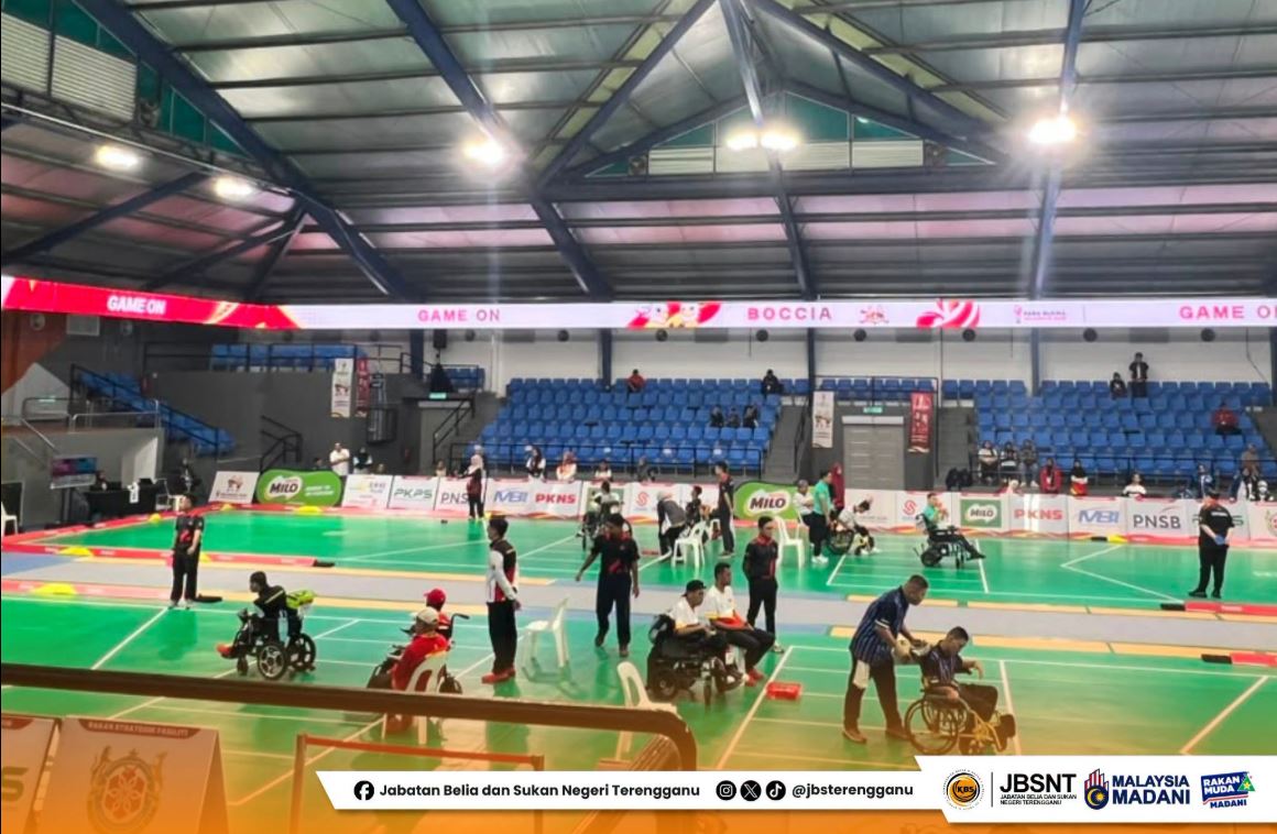 MENTERI BELIA DAN SUKAN TURUN PADANG, SANTUNI ATLET PARA BOCCIA