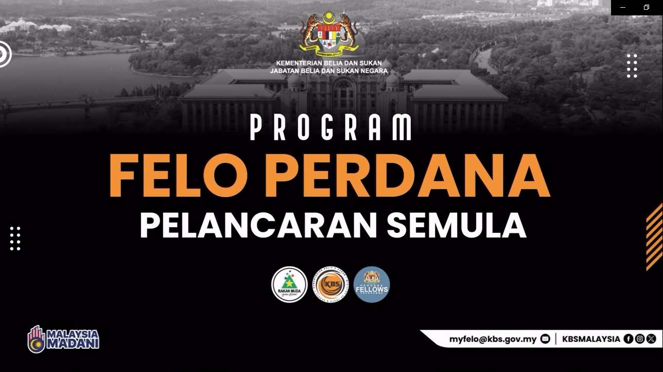 PERMOHONAN FELO PERDANA 2026 KINI DIBUKA!