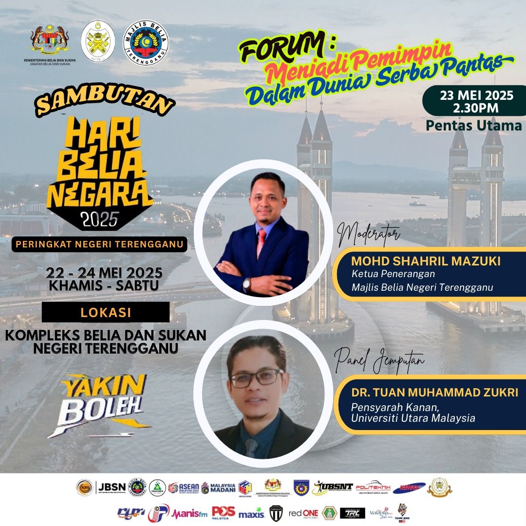 FORUM HARI BELIA NEGARA 2025 SEMPENA SAMBUTAN HARI BELIA NEGARA PERINGKAT NEGERI TERENGGANU 2025