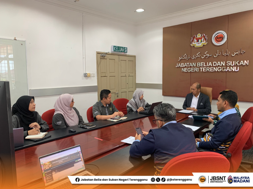 KUNJUNGAN HORMAT FAKULTI SAINS SOSIAL GUNAAN UNIVERSITI SULTAN ZAINAL ABIDIN KE JABATAN BELIA DAN SUKAN NEGERI TERENGGANU