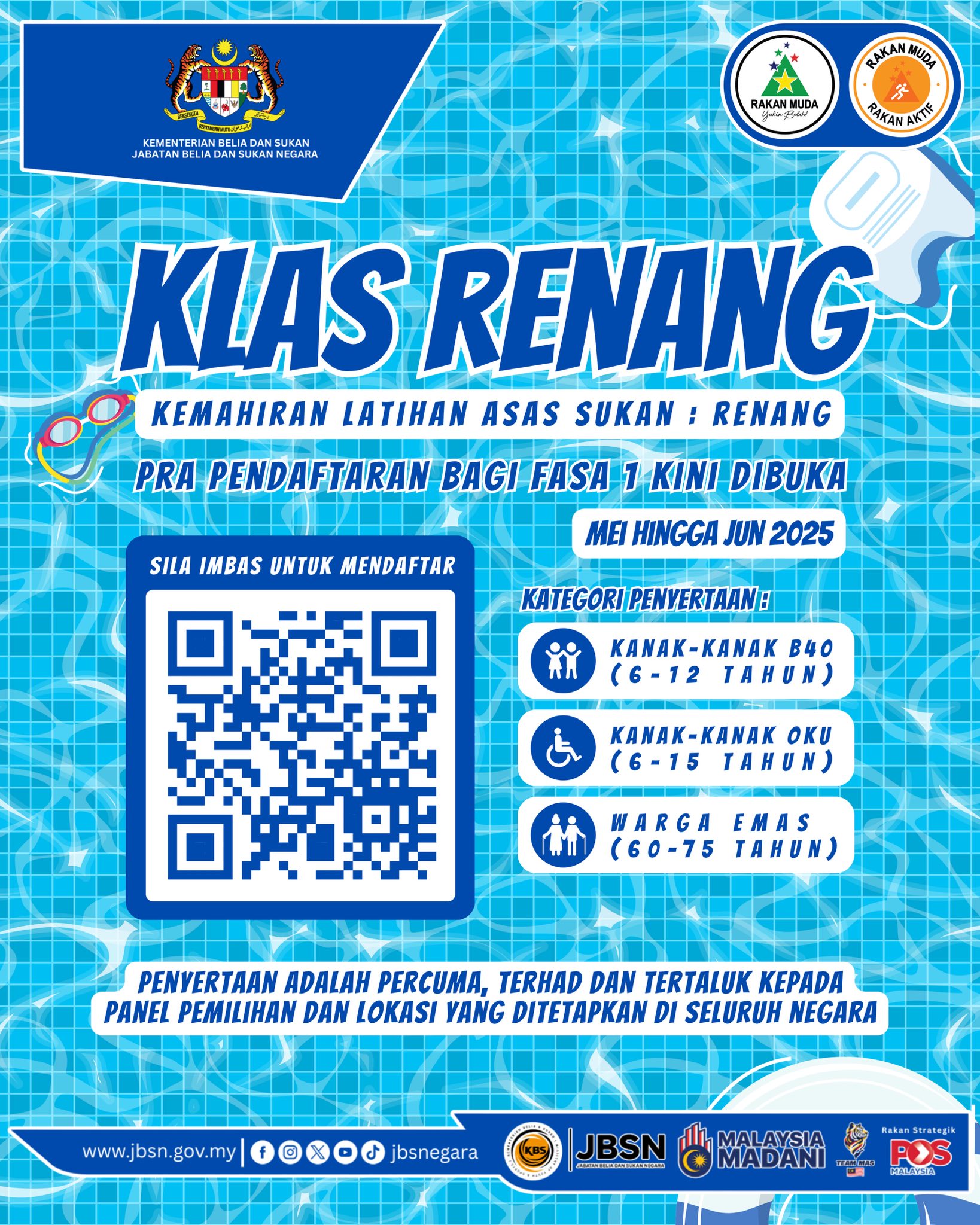 KLAS RENANG 2025
