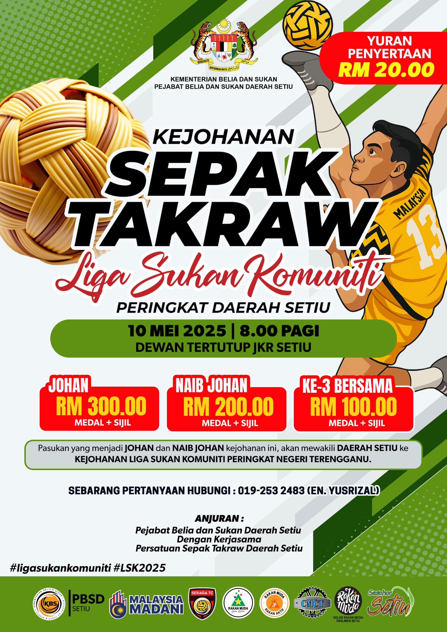 LIGA SUKAN KOMUNITI DAERAH SETIU 2025