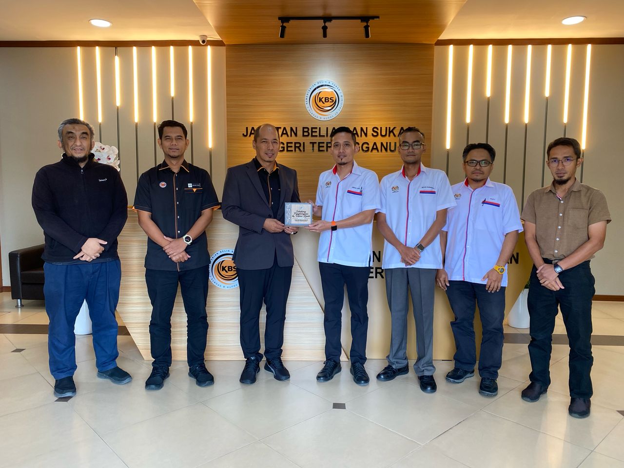   LAWATAN KERJA RASMI PSMZA KE JABATAN BELIA SUKAN NEGERI TERENGGANU (JBSNT)