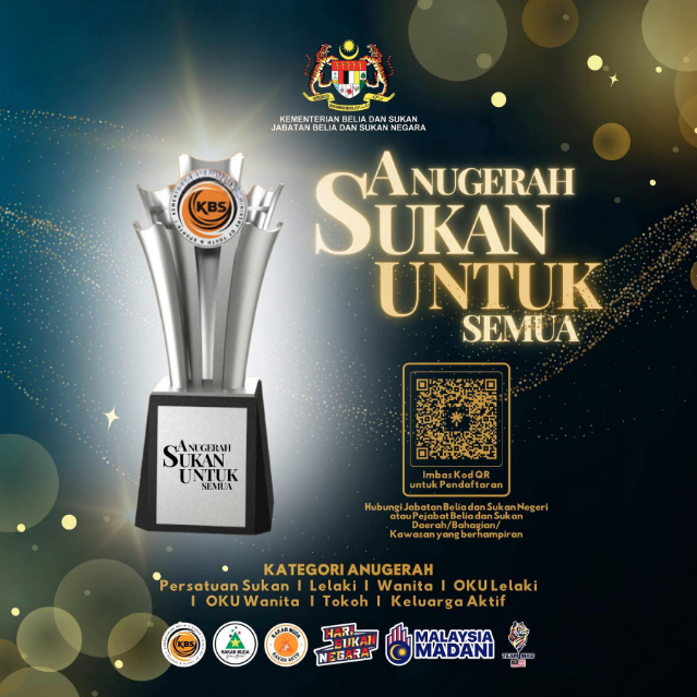 ANUGERAH SUKAN UNTUK SEMUA TELAH KEMBALI!