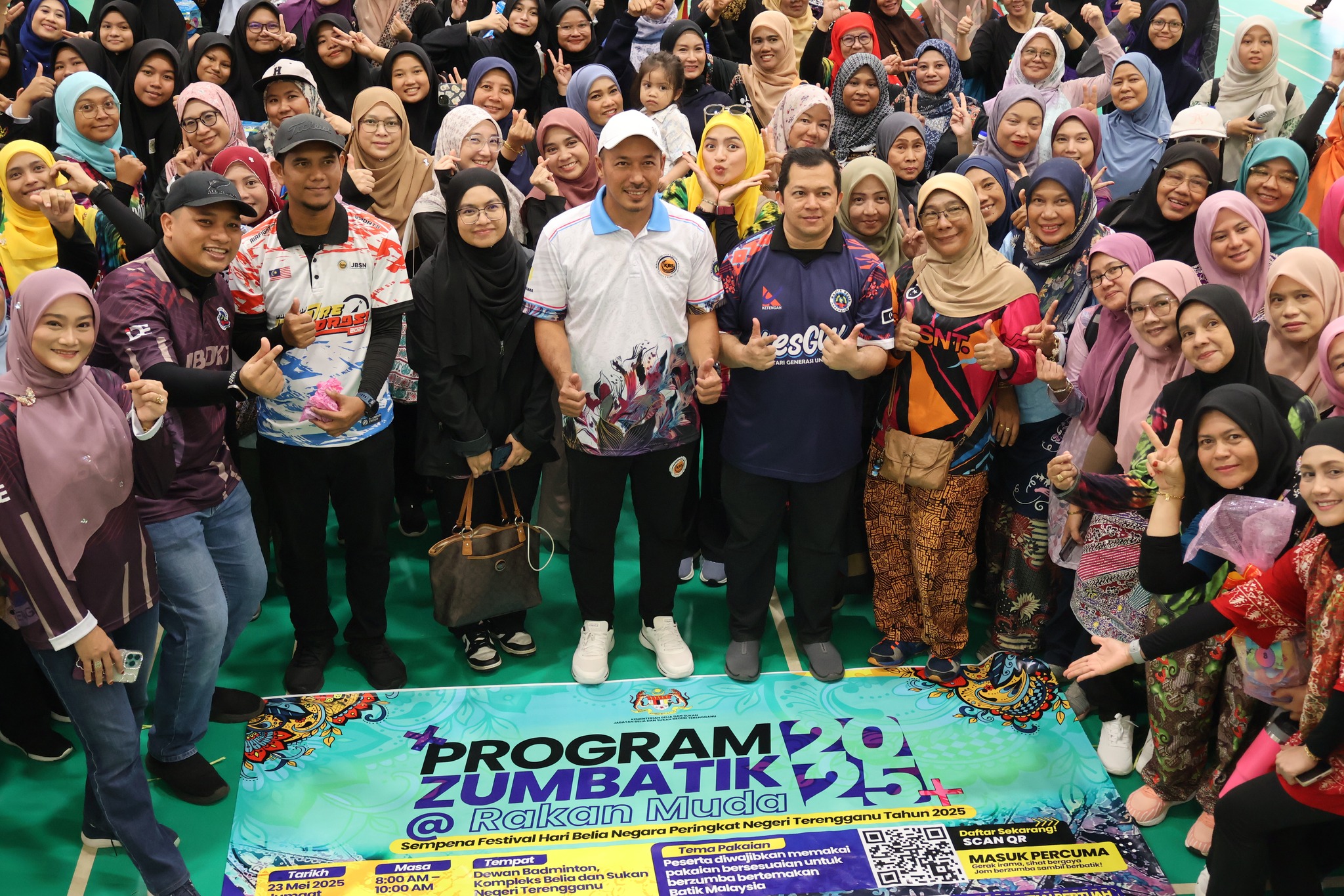 ZUMBATIK 2025 CETUS FENOMENA DI SAMBUTAN HARI BELIA NEGARA PERINGKAT NEGERI TERENGGANU 2025