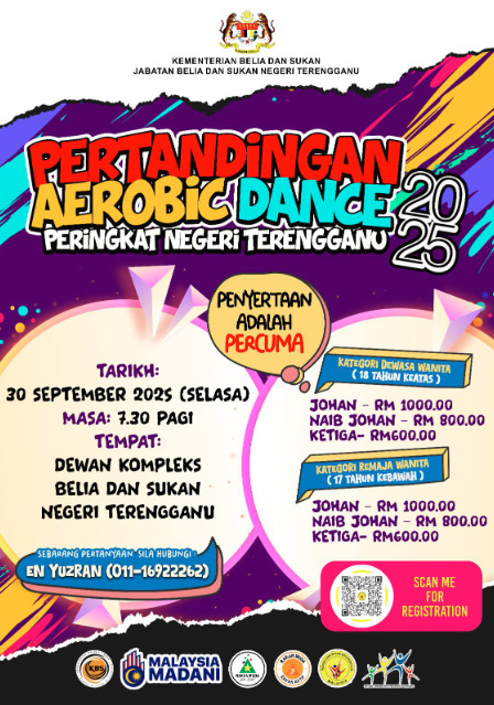 PERTANDINGAN AEROBIC DANCE PERINGKAT NEGERI TERENGGANU 2025