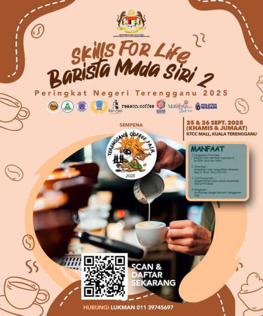 HEBAHAN PENYERTAAN PROGRAM BARISTA MUDA SIRI 2 PERINGKAT NEGERI TERENGGANU