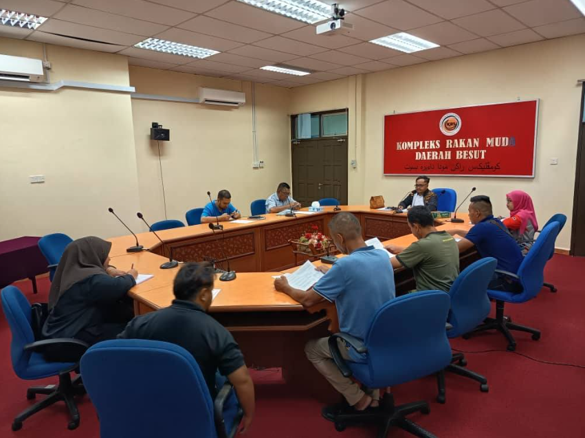 MESYUARAT PEMANTAUAN PRESTASI PERKHIDMATAN DI KOMPLEKS-KOMPLEKS SUKAN DAERAH BESUT BIL. KE-3/2025