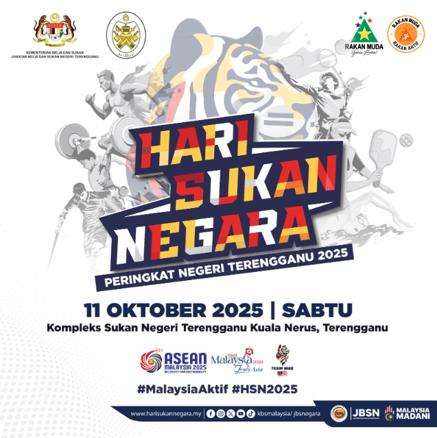 JOM MERIAHKAN HARI SUKAN NEGARA PERINGKAT NEGERI TERENGGANU 2025!