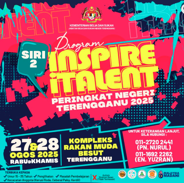 HEBAHAN PROGRAM INSPIRE iTALENT SIRI 2 PERINGKAT NEGERI TERENGGANU 2025