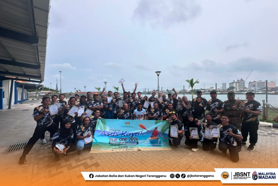 KURSUS ASAS KAYAK STAR ONE PERINGKAT NEGERI TERENGGANU 2026