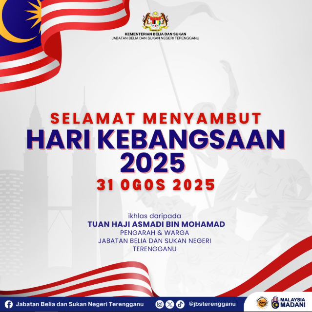 UCAPAN SELAMAT MENYAMBUT HARI KEBANGSAAN KE-68