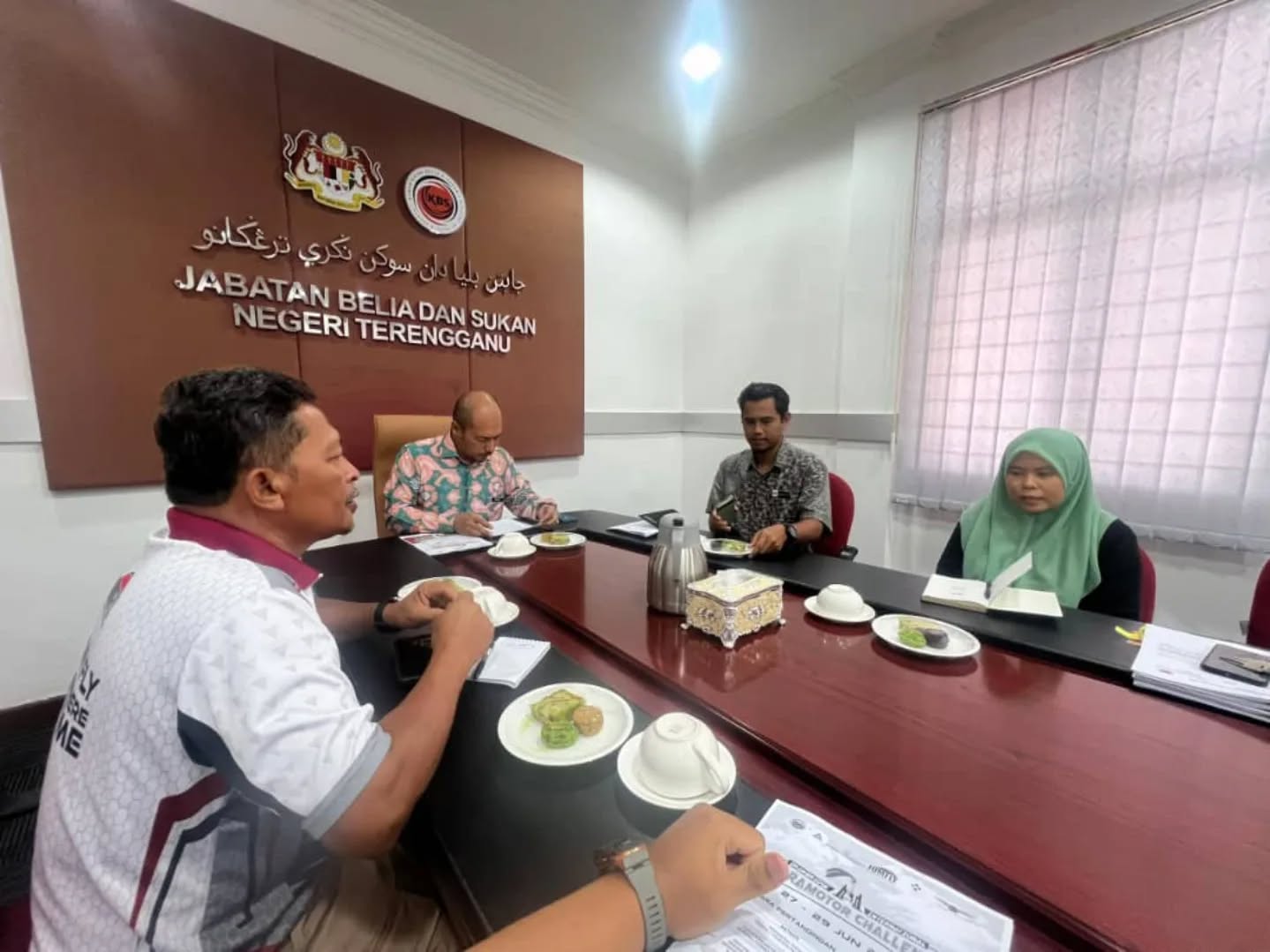 KUNJUNGAN HORMAT DAN PEMAKLUMAN BERKAITAN PROGRAM DRAWBRIDGE INTERNATIONAL PARAMOTOR CHALLENGE