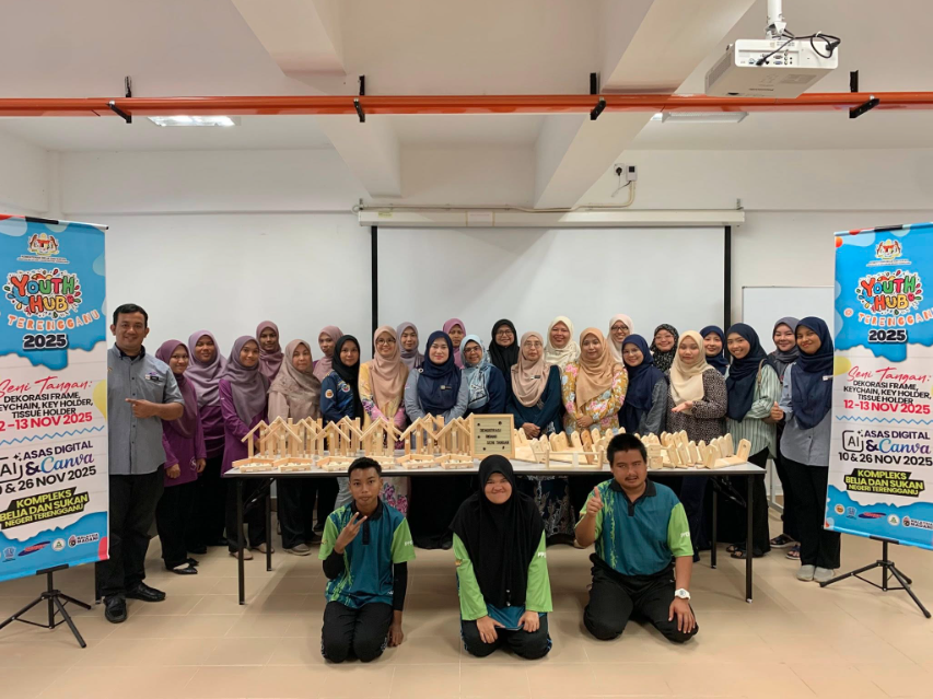 Y-HUB NEGERI TERENGGANU MEMPERKASA KEMAHIRAN KREATIF BELIA TERENGGANU MELALUI KURSUS SENI TANGAN