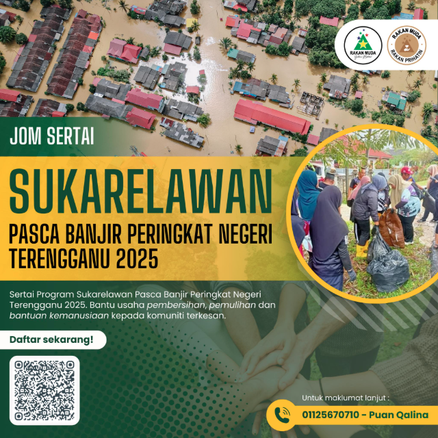JOM SERTAI SUKARELAWAN PASCA BANJIR TERENGGANU 2025!