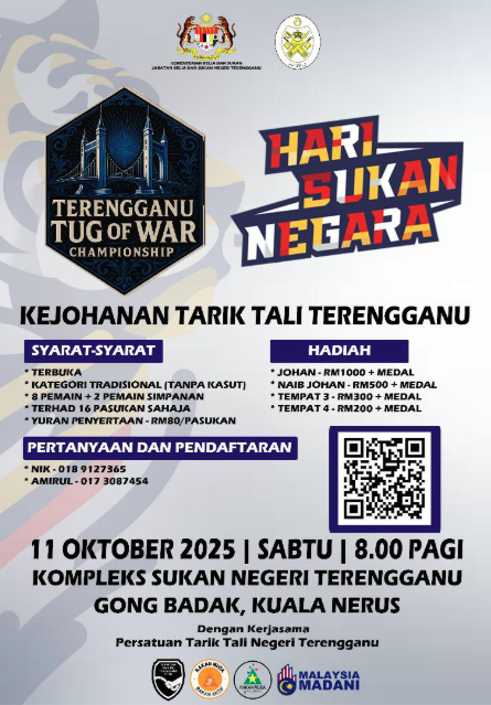 HEBAHAN KEJOHANAN TARIK TALI TERENGGANU 